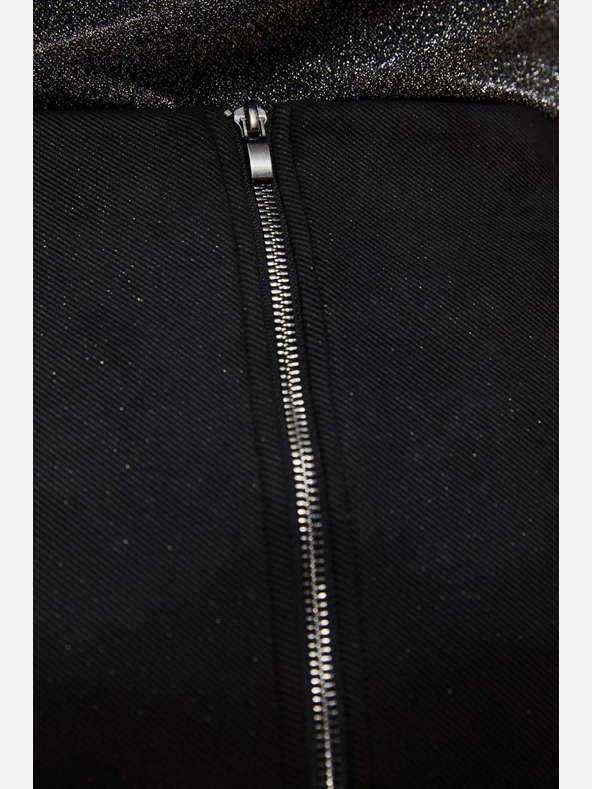 Moodo Čierna dámska sukňa Moodo