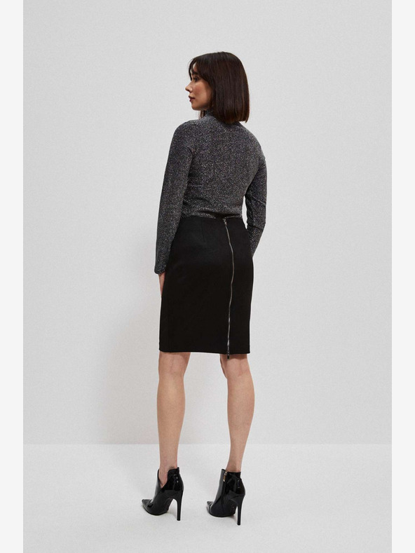 Moodo Čierna dámska sukňa Moodo