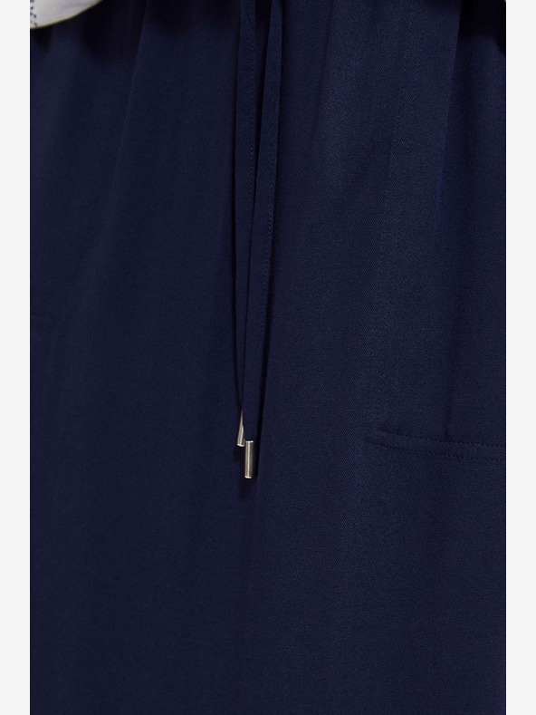 Moodo Tmavomodrá dámska sukňa Moodo