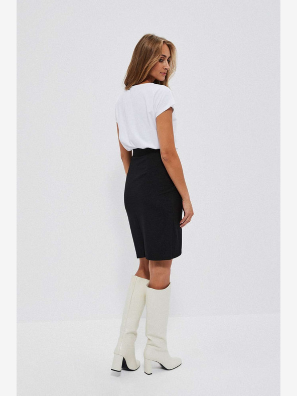 Moodo Čierna dámska sukňa Moodo