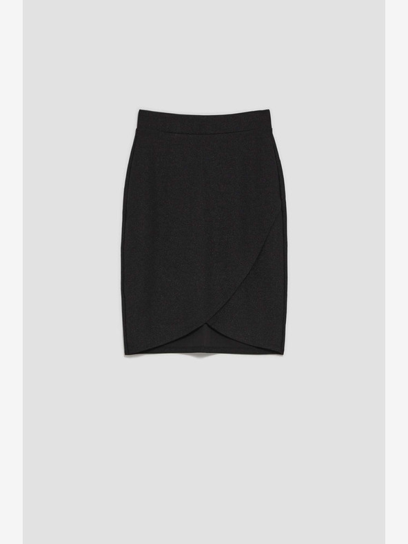 Moodo Čierna dámska sukňa Moodo