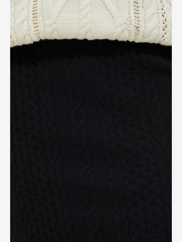 Moodo Čierna dámska sukňa Moodo