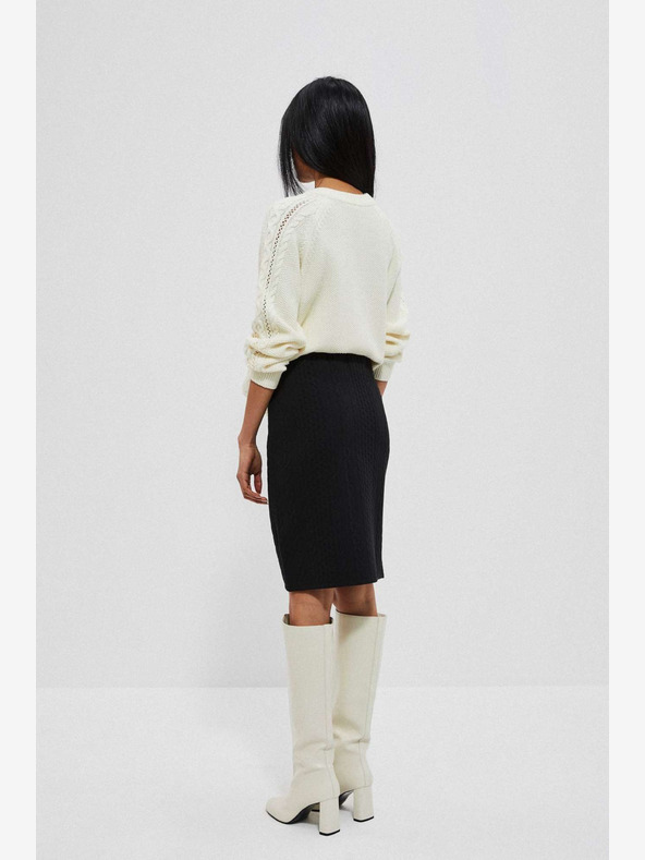 Moodo Čierna dámska sukňa Moodo