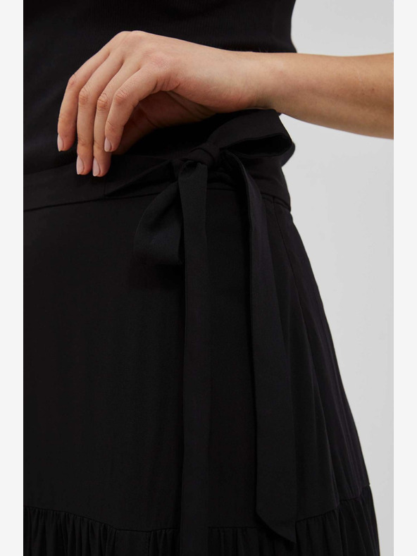 Moodo Čierna dámska sukňa Moodo