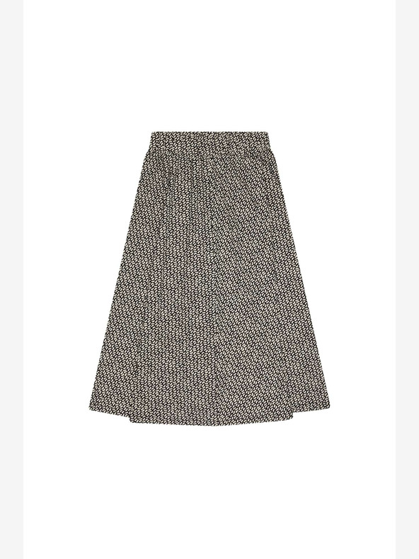 Moodo Biela a čierna dámska vzorovaná sukňa Moodo