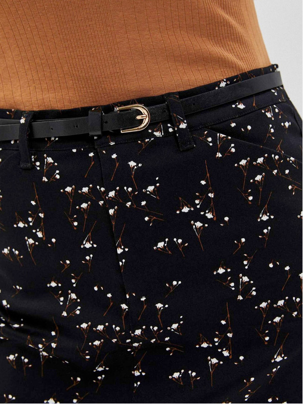 Moodo Čierna dámska sukňa Moodo