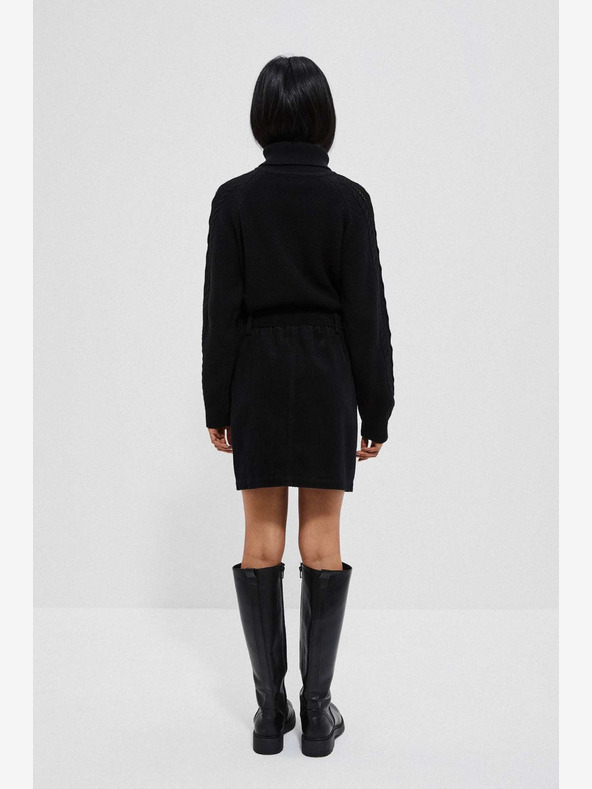 Moodo Čierna dámska sukňa Moodo