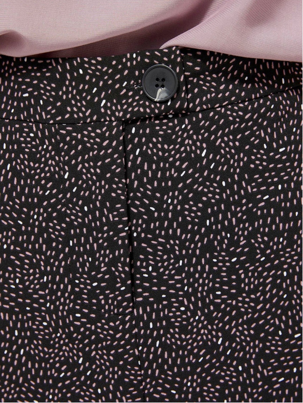 Moodo Čierna dámska vzorovaná sukňa Moodo