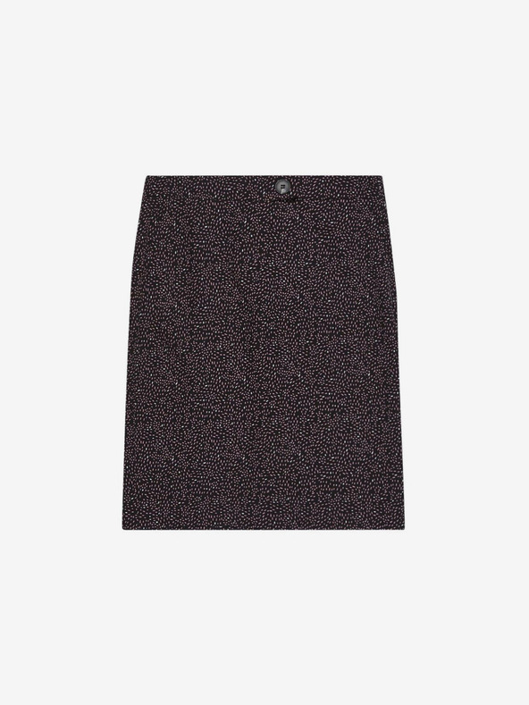 Moodo Čierna dámska vzorovaná sukňa Moodo