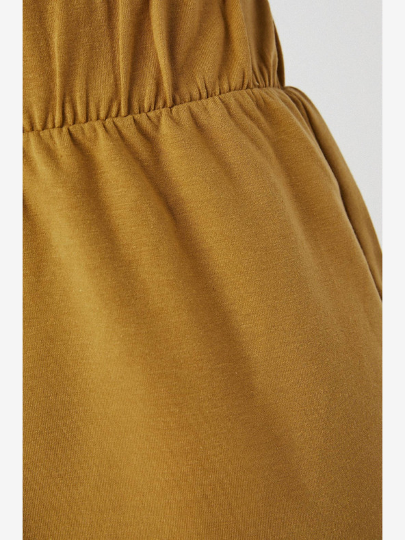 Moodo Hnedá dámska tepláková sukňa Moodo