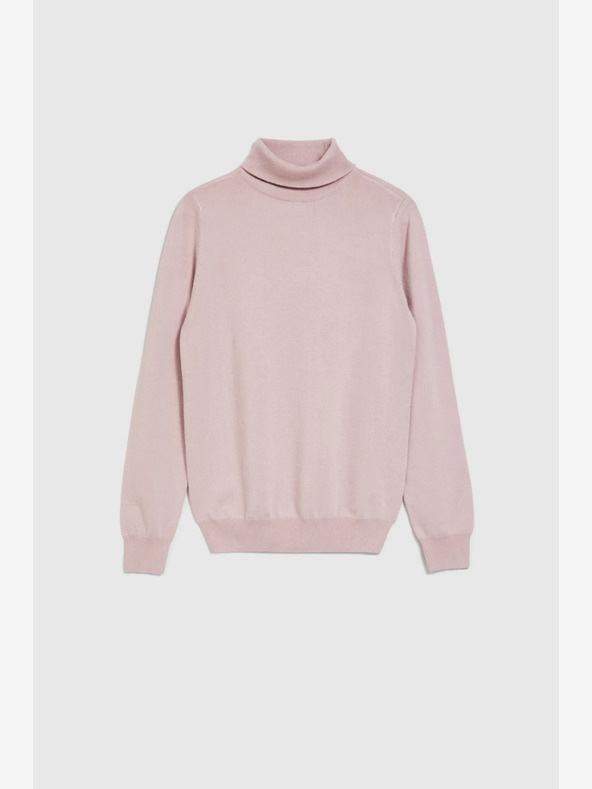 Moodo Svetloružový dámsky rolák Moodo