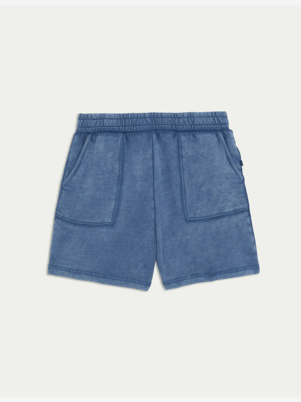 Marks & Spencer Šortky s podlepenými švami, čistá bavlna Marks & Spencer modré