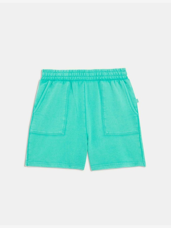 Marks & Spencer Šortky z čistej bavlny Marks & Spencer s podlepenými švami zelené