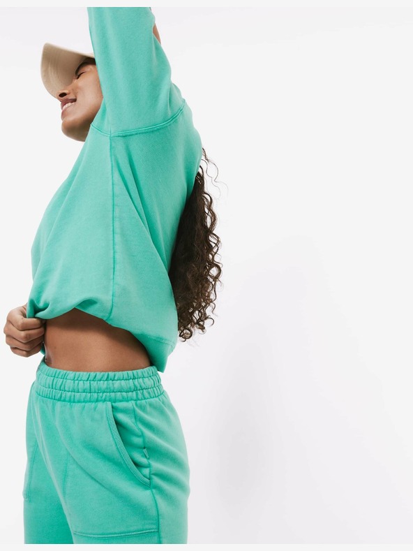 Marks & Spencer Šortky z čistej bavlny Marks & Spencer s podlepenými švami zelené