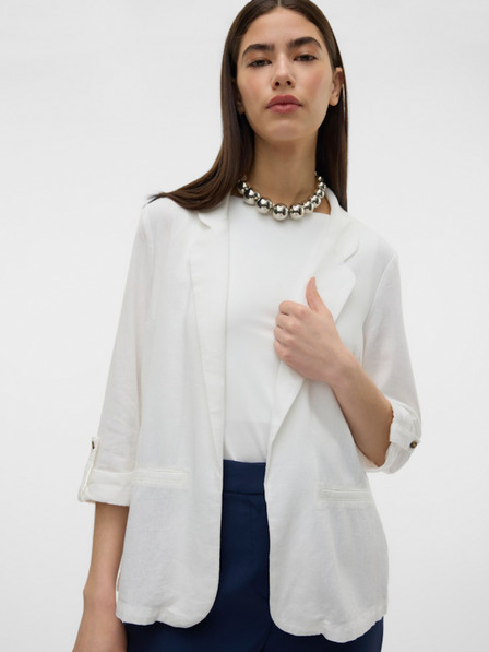 Vero Moda Biela dámska bunda Vero Moda