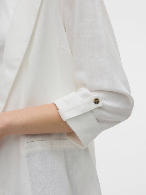 Vero Moda Biela dámska bunda Vero Moda