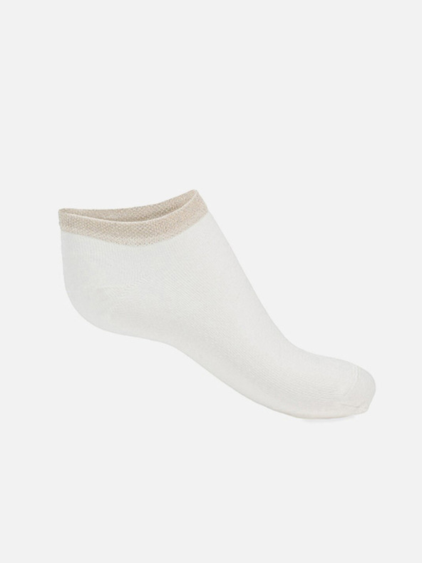 Geox Biele a sivé dámske ponožky 2 pack Geox