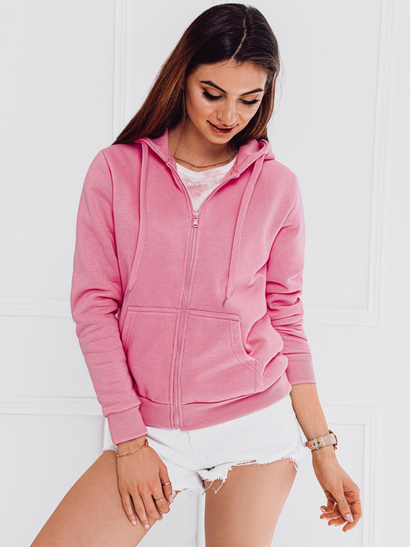 Edoti Ružová dámska mikina Edoti
