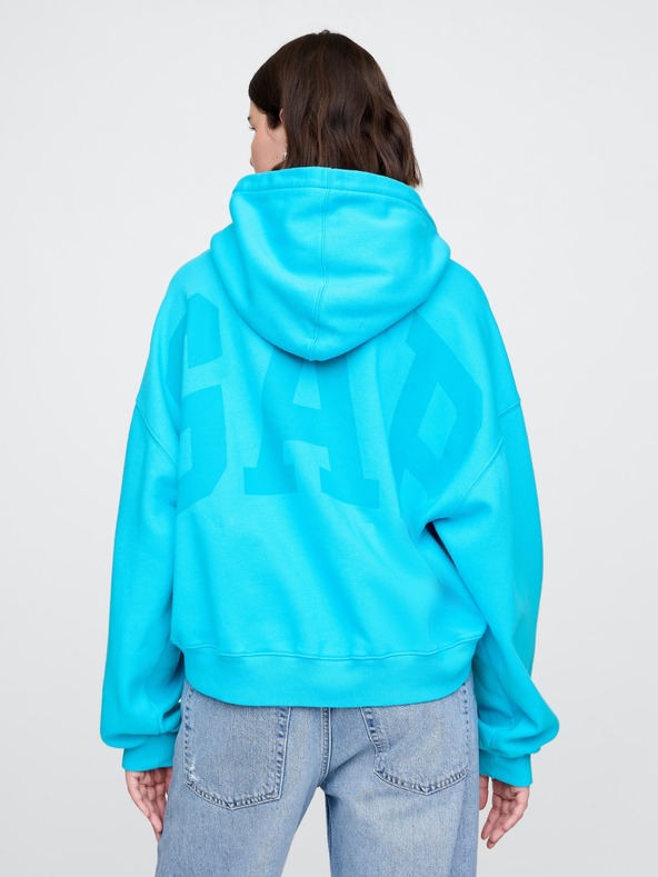 GAP Mikina s kapucňou Logo Cropped GAP