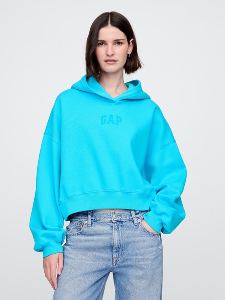GAP Mikina s kapucňou Logo Cropped GAP