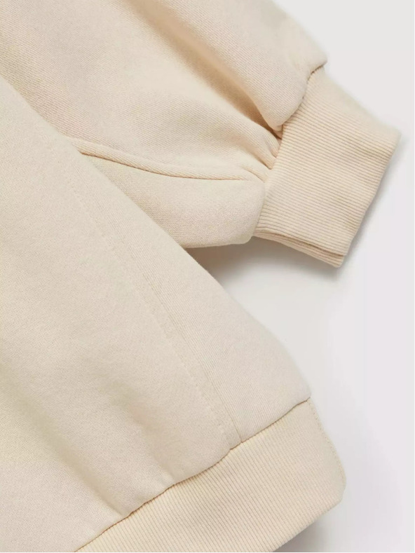 Moodo Béžová dámska mikina Moodo