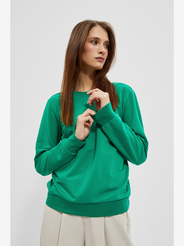 Moodo Zelená dámska mikina Moodo