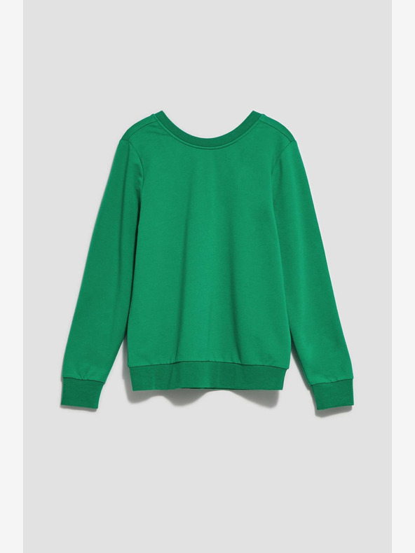 Moodo Zelená dámska mikina Moodo