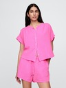 GAP Mušelínová košeľa oversize GAP