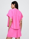 GAP Mušelínová košeľa oversize GAP