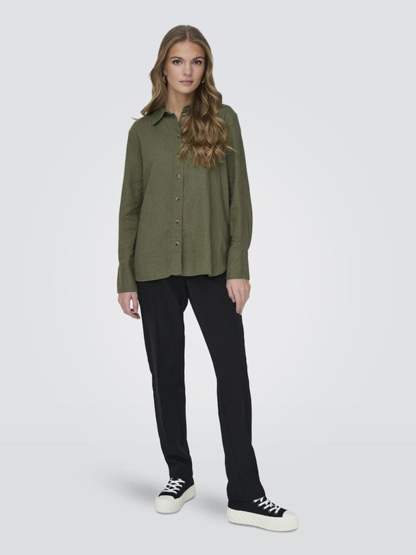 Jacqueline de Yong Khaki dámske tričko JDY