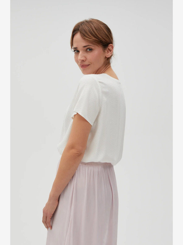 Moodo Biela dámska blúzka Moodo