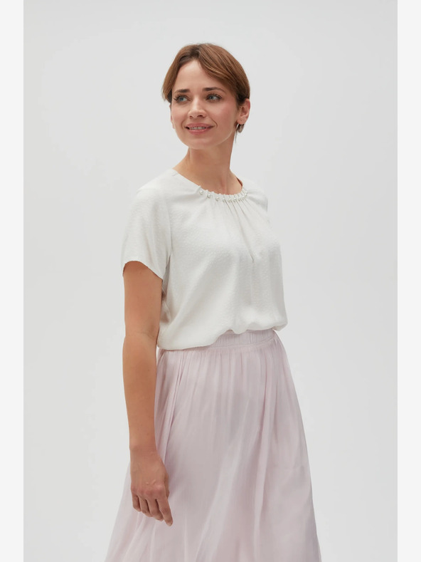 Moodo Biela dámska blúzka Moodo