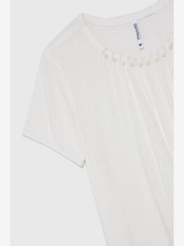 Moodo Biela dámska blúzka Moodo