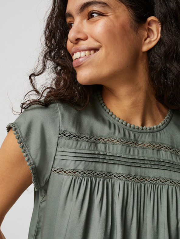 Vero Moda Zelená dámska blúzka Vero Moda