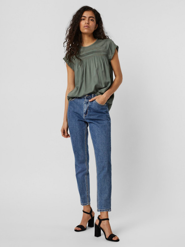 Vero Moda Zelená dámska blúzka Vero Moda