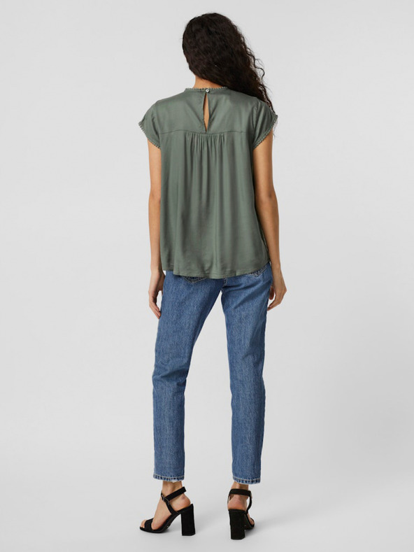 Vero Moda Zelená dámska blúzka Vero Moda
