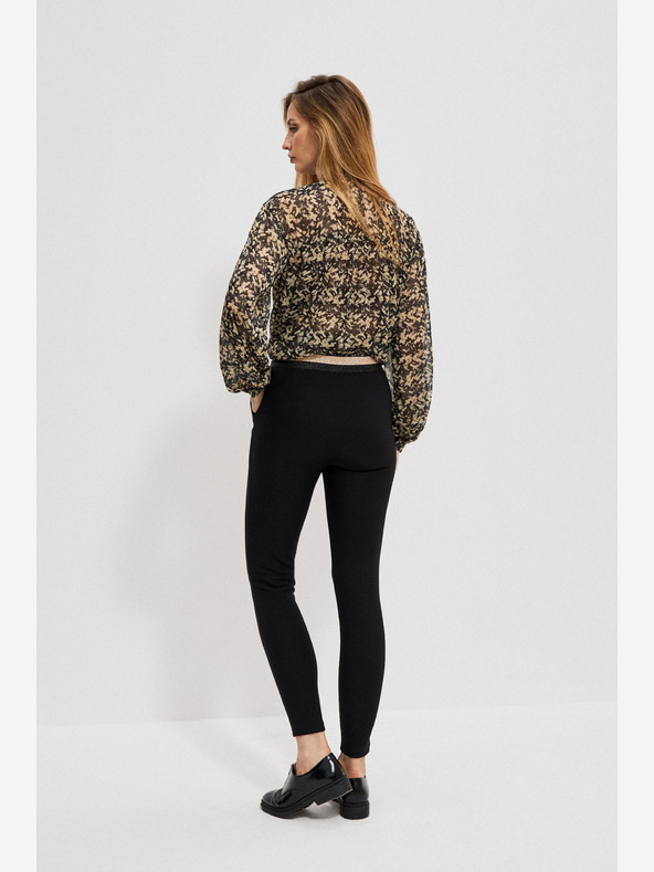 Moodo Čierne dámske legíny Moodo