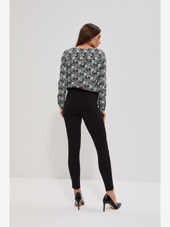 Moodo Čierne dámske legíny Moodo