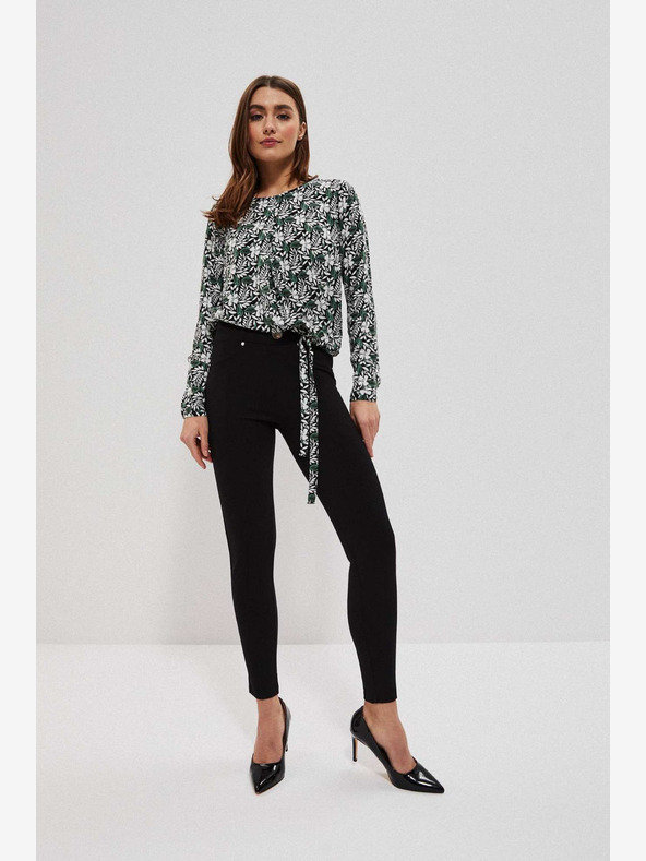 Moodo Čierne dámske legíny Moodo