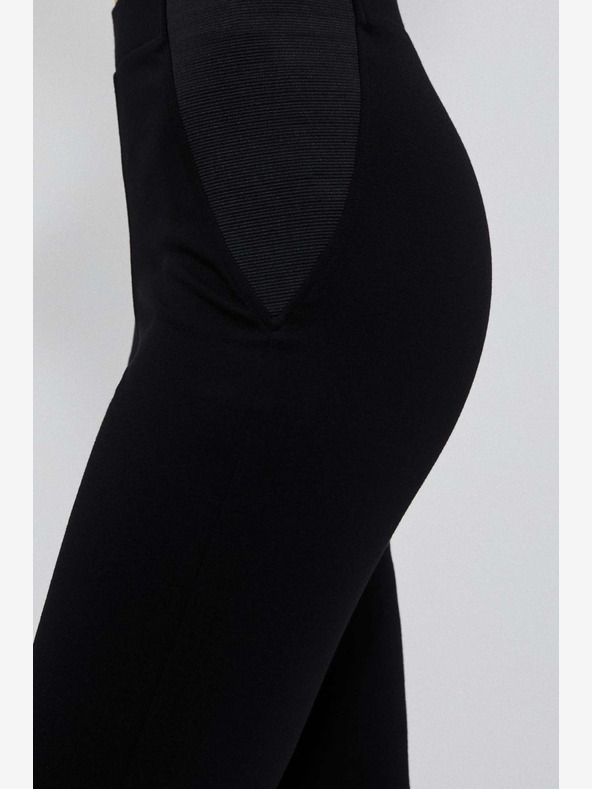 Moodo Čierne dámske legíny Moodo