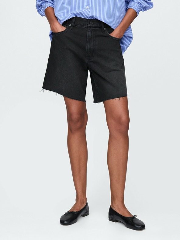 GAP Džínsové kraťasy Loose Bermuda GAP
