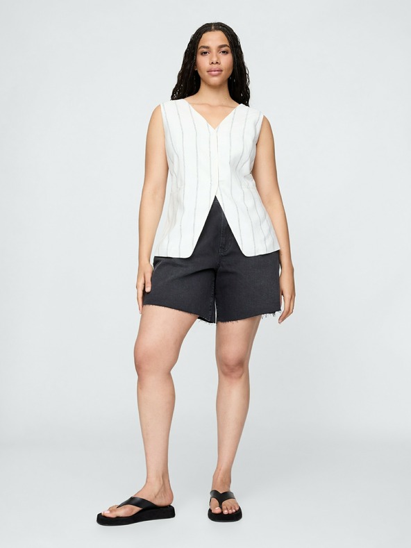 GAP Džínsové kraťasy Loose Bermuda GAP