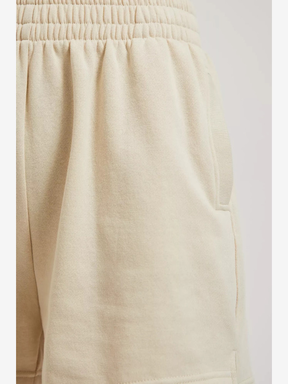 Moodo Béžové dámske teplákové šortky Moodo