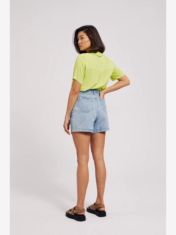 Moodo Svetlomodré dámske džínsové šortky Moodo