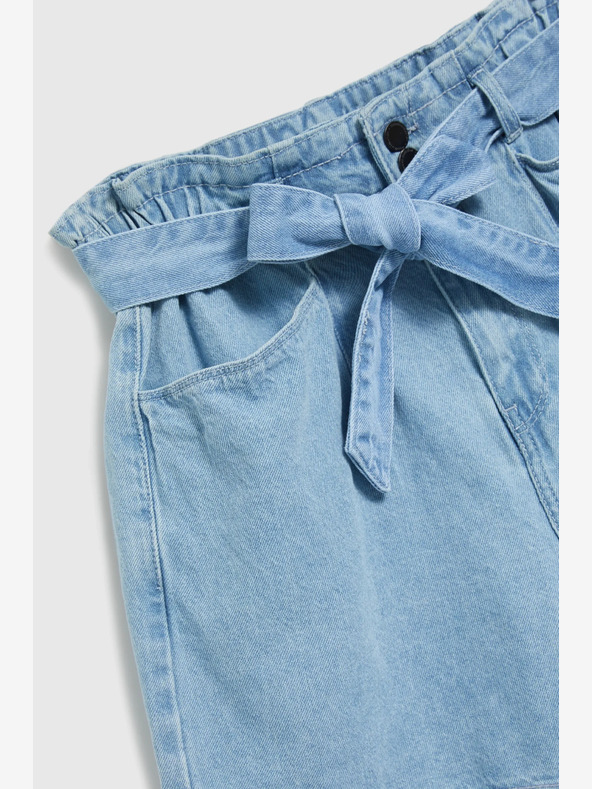 Moodo Svetlomodré dámske džínsové šortky Moodo