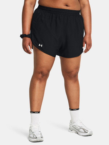 Under Armour Dámske kraťasy Under Armour UA Fly By 3'' Shorts&-BLK
