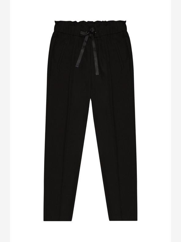 Moodo Čierne dámske nohavice Moodo