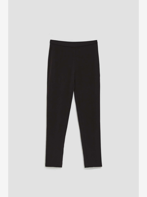 Moodo Čierne dámske nohavice Moodo