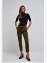 Moodo Zelené dámske nohavice Moodo