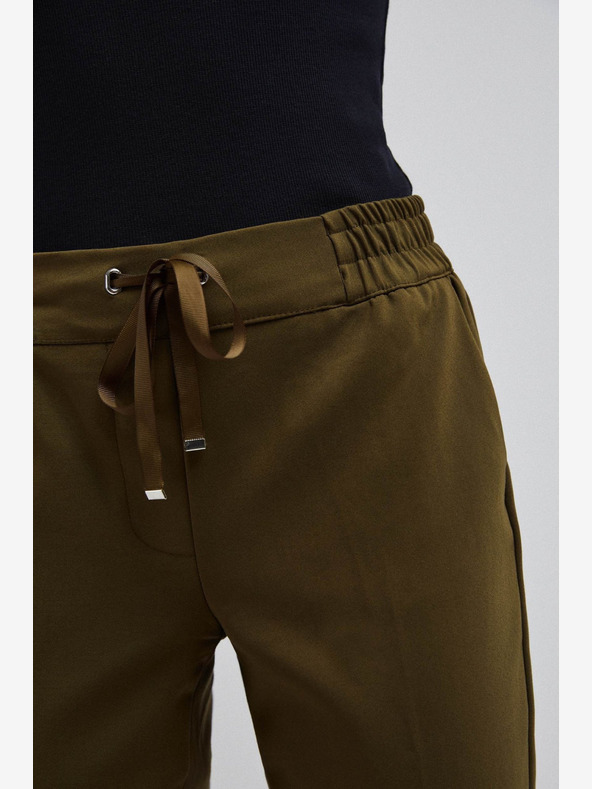 Moodo Zelené dámske nohavice Moodo